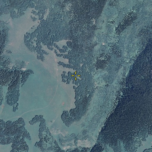 Aerial/Satellite Image of Middle Mountain, CO