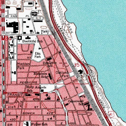 Topographic Map of Cleaverville, IL