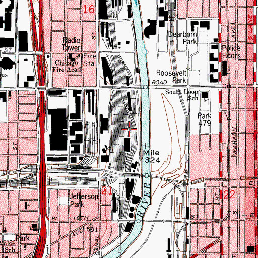 Topographic Map of Conleys Patch, IL