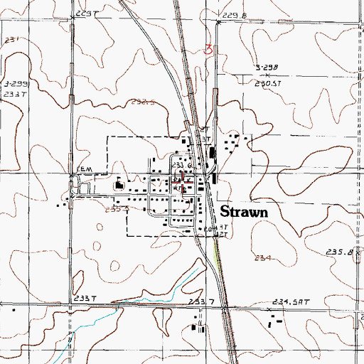 Topographic Map of Village Park, IL