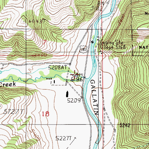 Topographic Map of Wylie Camp (historical), MT