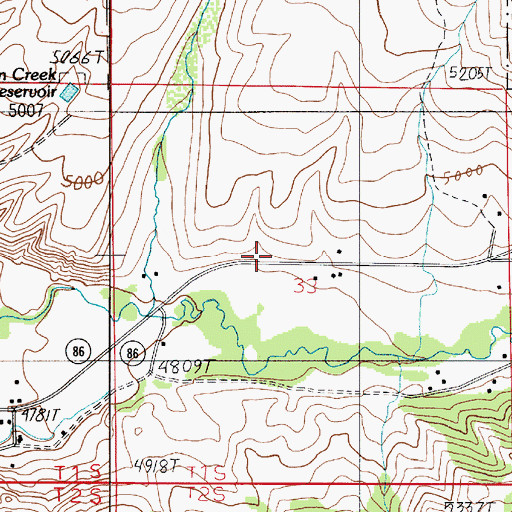 Topographic Map of Fish Hatchery School (historical), MT