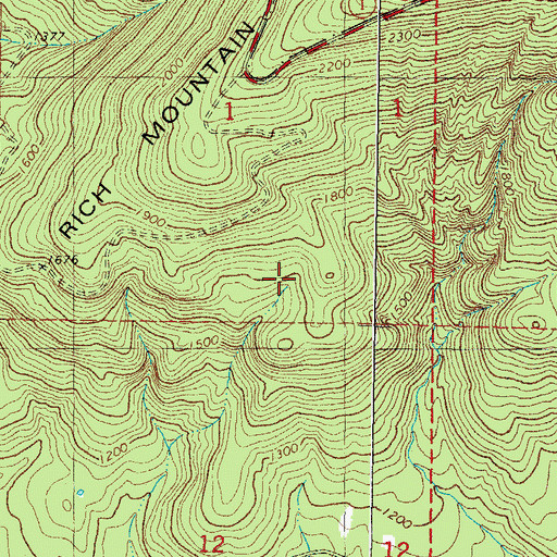 Topographic Map of Elkins Branch, OK