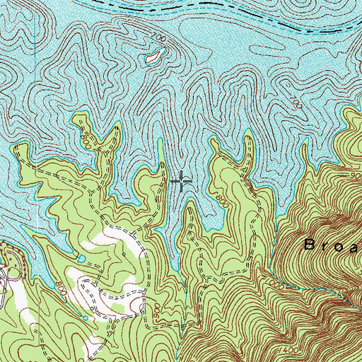 Topographic Map of Broad Ridge Hollow, VA