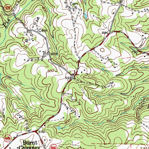 Topographic Map of Dalton School (historical), VA