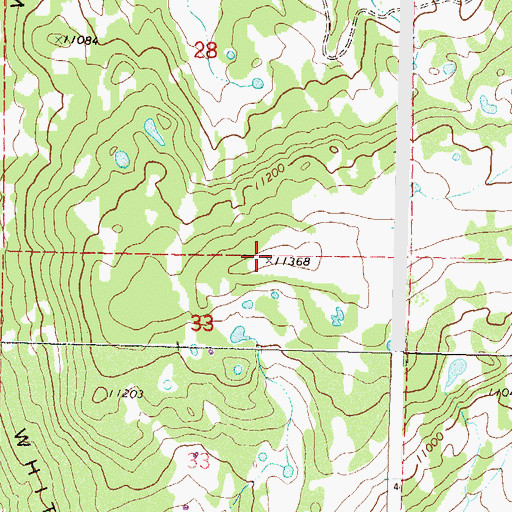 Topographic Map of White River Plateau, CO