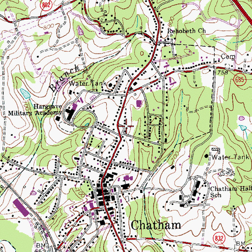 Topographic Map of Gilmer Terrace, VA