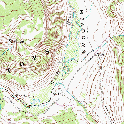 Topographic Map of Fawn Creek, CO