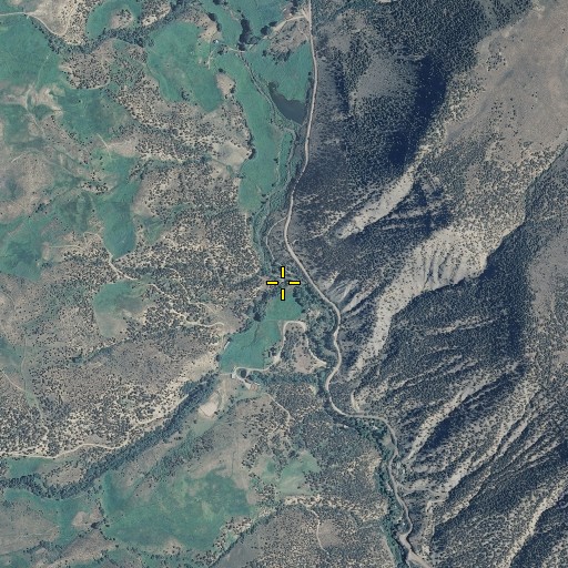 Aerial/Satellite Image of Morris Creek, CO
