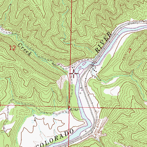 Topographic Map of Red Dirt Creek, CO
