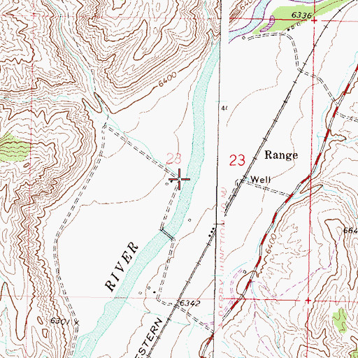 Topographic Map of Willow Creek, CO
