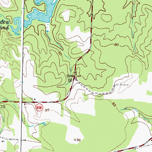 Topographic Map of Zion Hill Church (historical), VA