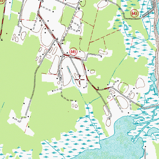 Topographic Map of John Forrest Grave, VA