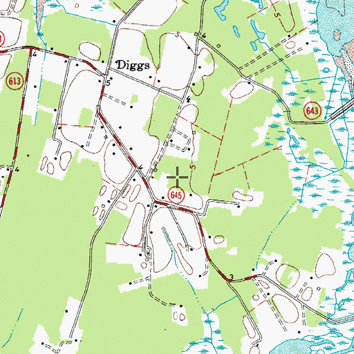 Topographic Map of Owens - Parker Cemetery, VA