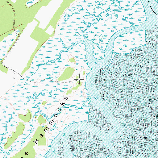 Topographic Map of Broadwater Club House (historical), VA