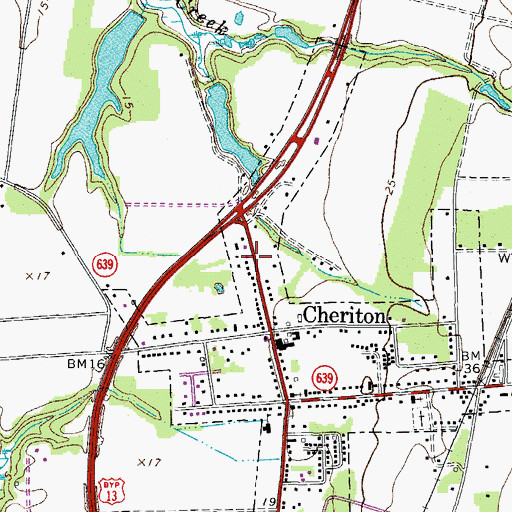 Topographic Map of Eastern Shore Lutheran Church, VA