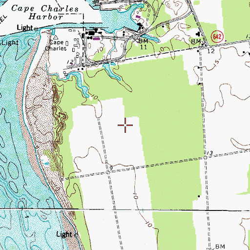 Topographic Map of Holiness Church (historical), VA