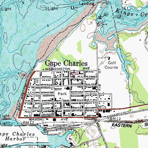Topographic Map of Saint Stephens African Methodist Episcopal Church, VA