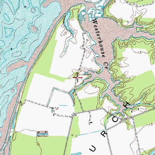 Topographic Map of Westerhouse Woods, VA