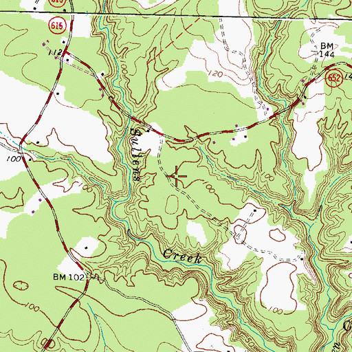 Topographic Map of Shady Grove School (historical), VA