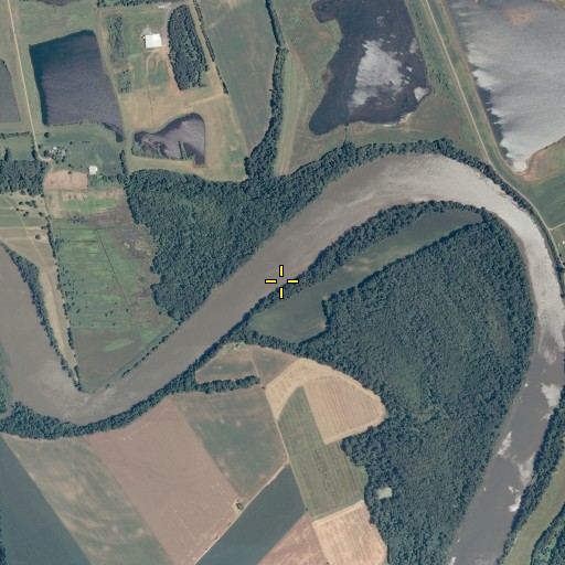 Aerial/Satellite Image of Moss Neck Bar, VA