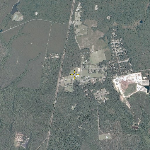 Aerial/Satellite Image of Pendleton School (historical), VA