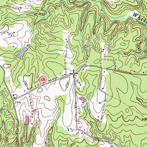 Topographic Map of Sunshine School (historical), VA