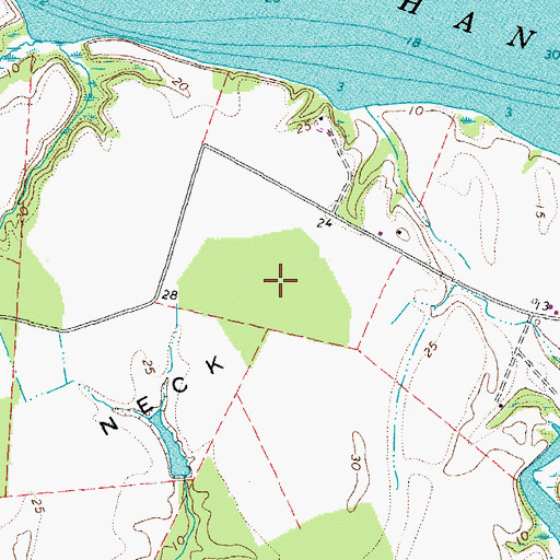 Topographic Map of Malvale Farm, VA