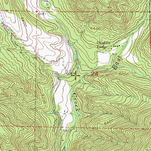 Topographic Map of East Canyon Creek, CO
