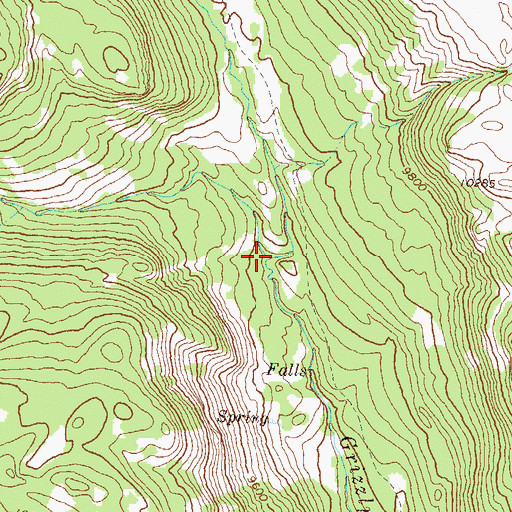 Topographic Map of South Grizzly Creek, CO