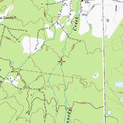 Topographic Map of Rankin Run, VA