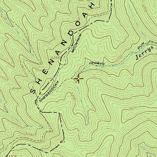 Topographic Map of Sexton Shelter, VA