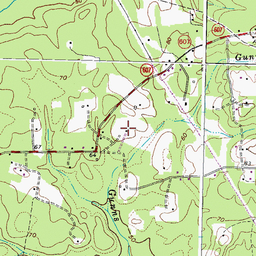 Topographic Map of Freetown (historical), VA