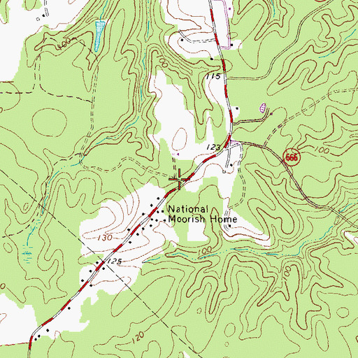Topographic Map of Zion Union Church (historical), VA