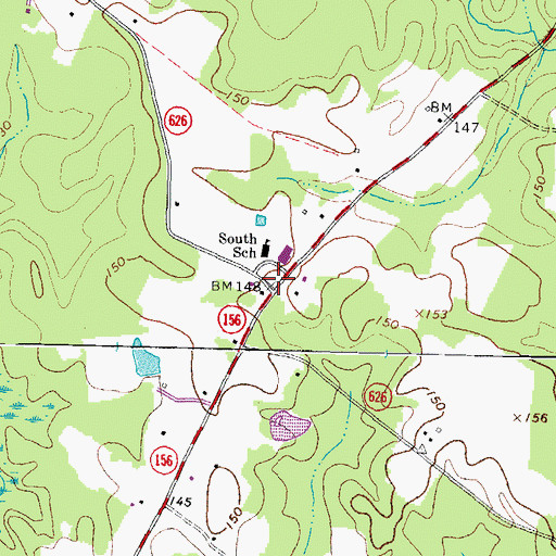 Topographic Map of Academy (historical), VA