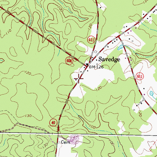 Topographic Map of United Temple (historical), VA