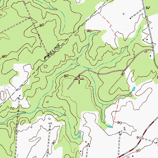 Topographic Map of Wells School (historical), VA