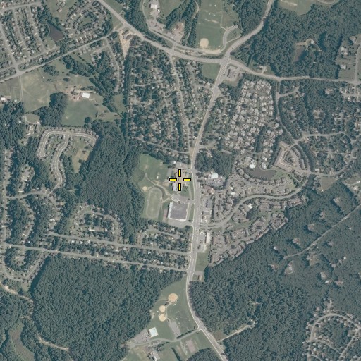 Aerial/Satellite Image of Battlefield Elementary School, VA