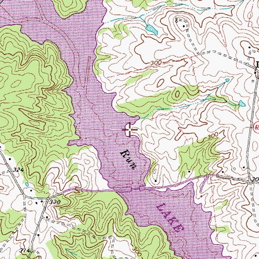 Topographic Map of Earls Point, VA