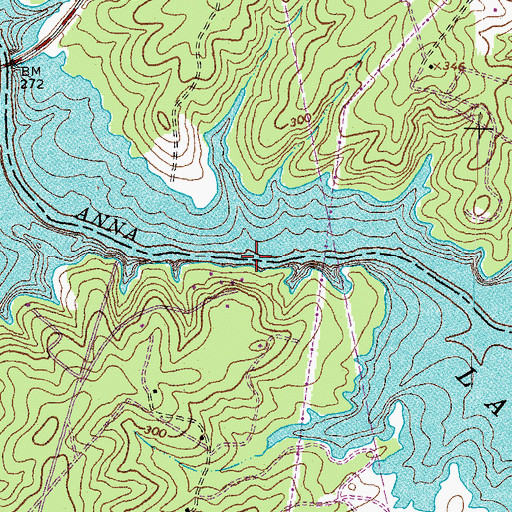 Topographic Map of Hairfield Branch, VA