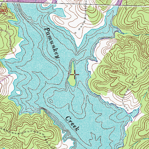 Topographic Map of Jetts Island, VA