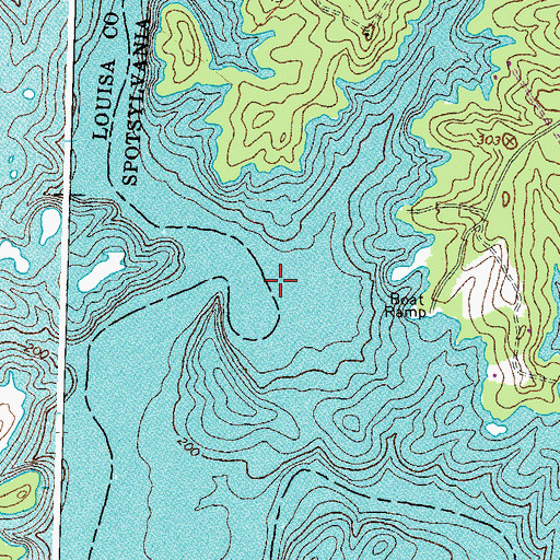 Topographic Map of Rockland Creek, VA