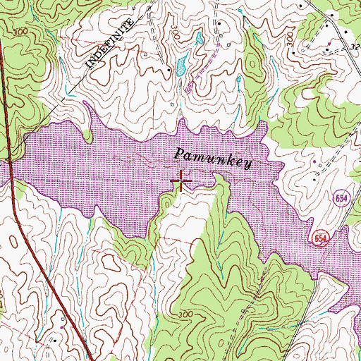 Topographic Map of Towsey Point, VA