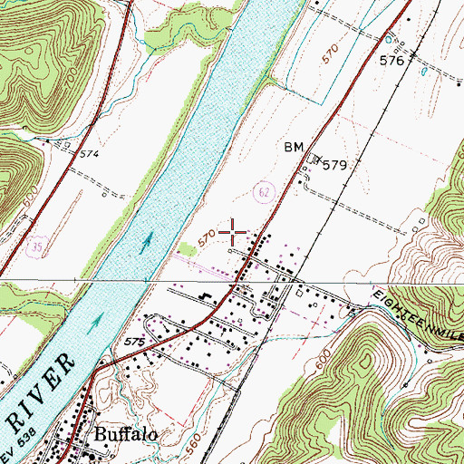Topographic Map of North Park, WV