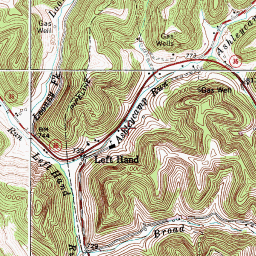 Topographic Map of Geary Elementary School, WV