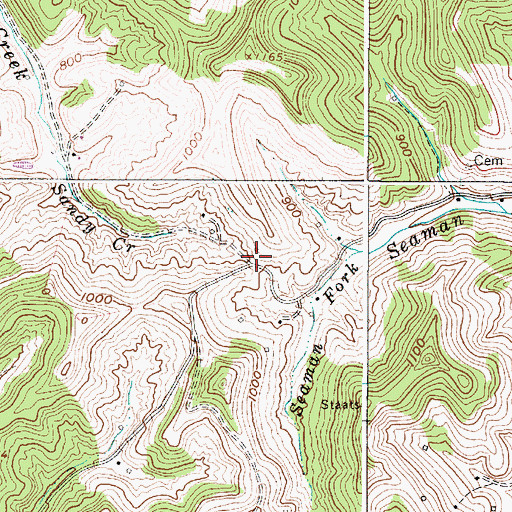 Topographic Map of Stalmaker School (historical), WV