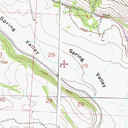 Topographic Map of Landis Creek, CO