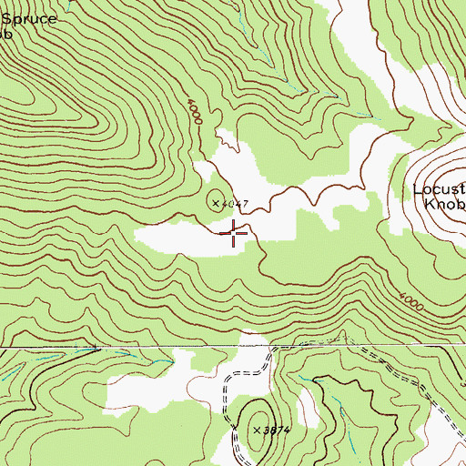 Topographic Map of Dixie Elementary School, WV