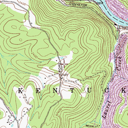 Topographic Map of Chapman School (historical), WV