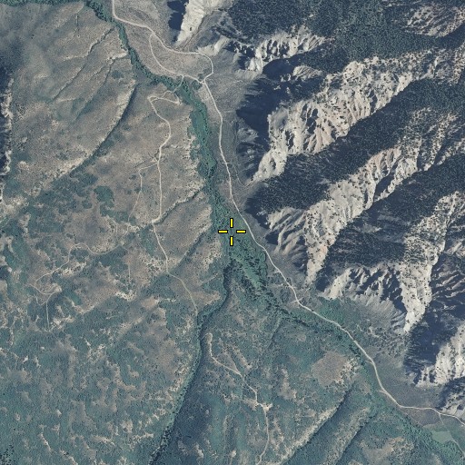 Aerial/Satellite Image of Spring Creek, CO
